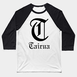 T is for Tairua (White) Baseball T-Shirt